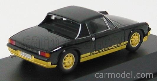 SCHUCO 03705 Scale 1/43 | PORSCHE 914 2.0 1969 BLACK YELLOW
