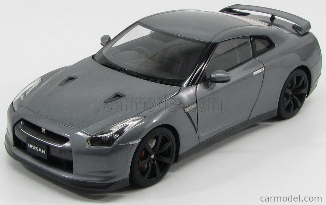 AUTOART 77393 Scale 1/18 | NISSAN GT-R R35 2009 DARK GREY MET