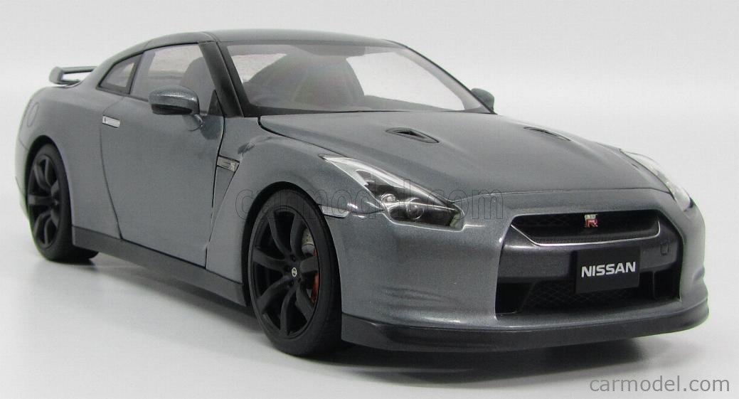 AUTOART 77393 Scale 1/18 | NISSAN GT-R R35 2009 DARK GREY MET
