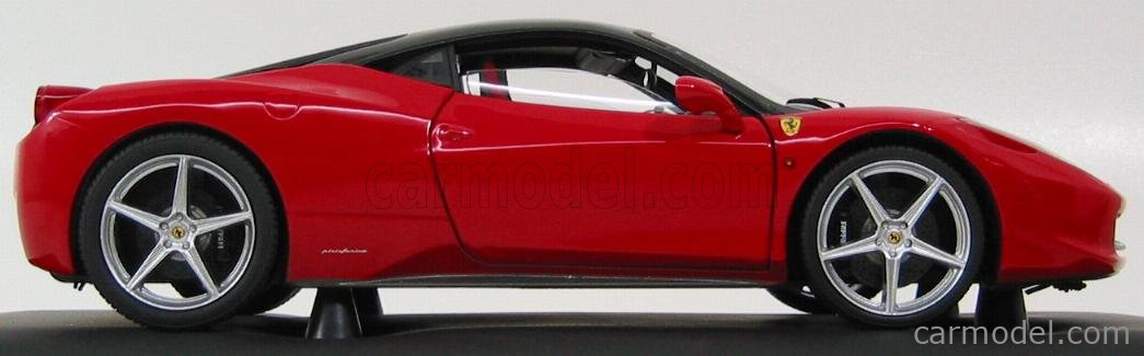 MATTEL HOT WHEELS T8422 Scale 1/18 | FERRARI 458 ITALIA