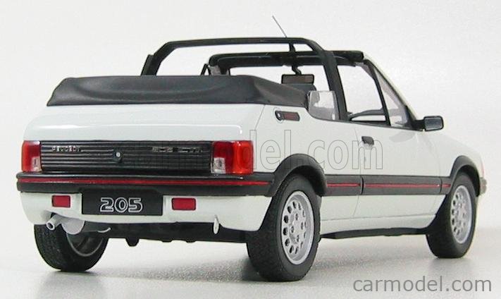 Peugeot 205 junior blanche 1988 1/18 otto ottomobile ottomodels - Collection