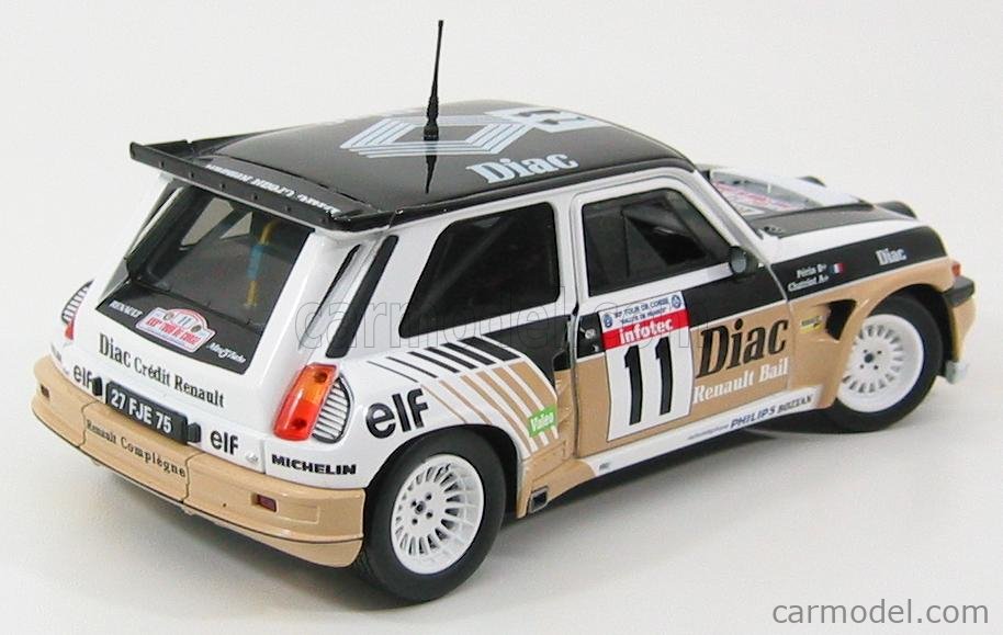 Photo Rallye – François Chatriot / Michel Perin – Renault 5 Turbo – Tour De Corse – 1980s