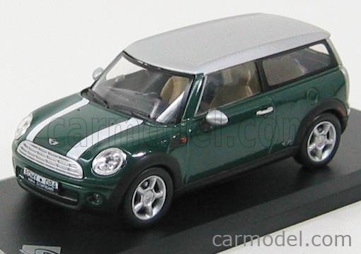 SOLIDO 143334 Scale 1/43 | MINI COOPER CLUBMAN 2007 GREEN WHITE