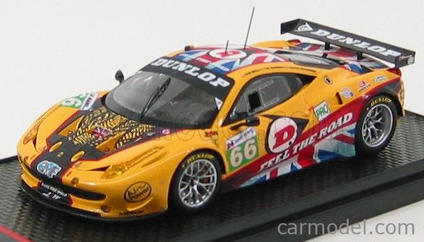 FJM1443 FUJIMI Ferrari 458 Italia GT2 #66 10th 24 Heures du Mans 2013 1/43