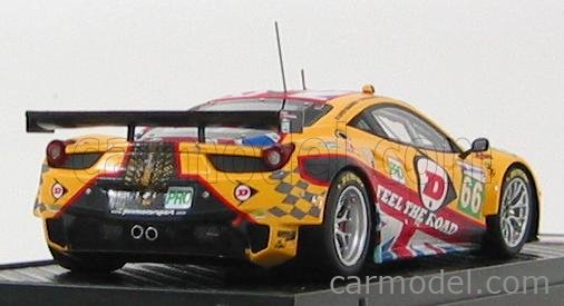 FJM1443 FUJIMI Ferrari 458 Italia GT2 #66 10th 24 Heures du Mans 2013 1/43