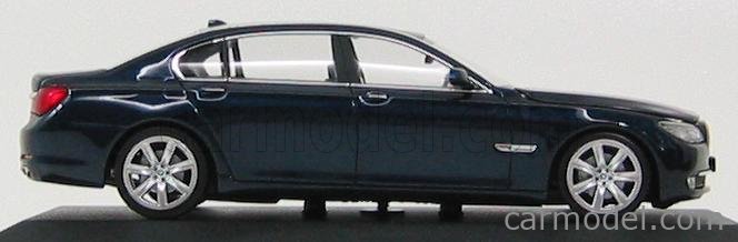 MINICHAMPS 431027001 Scale 1/43 | BMW 7-SERIES (F02) 2008 BLUE MET