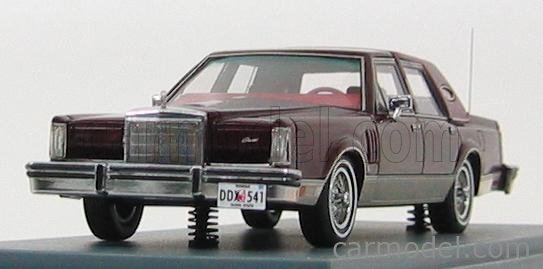 NEO 1/43 Lincoln MarkVI 1980 リンカーン マーク6 Lincoln Continental Mark VI Sedan 1980 Red 1:43 Neo