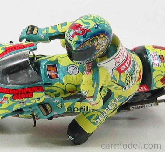 MINICHAMPS 312 990076 V Rossi figure World Champion GP 250 Mugello 1999 1:12th 