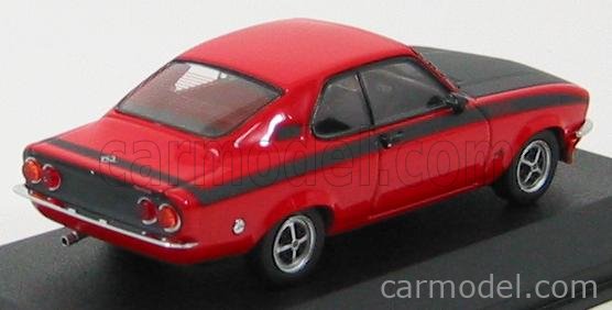 MINICHAMPS 400045506 Scale 1/43 | OPEL MANTA GT/E 1974 RED BLACK