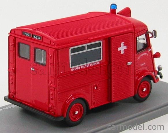 ELIGOR 100991 Scale 1/43 | CITROEN H-TYPE VAN SCALA FIRE ENGINE - POMPIER DES ARDENNES RED