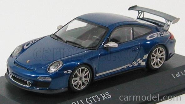 MINICHAMPS 400069101 Scale 1/43 | PORSCHE 911 997-2 GT3RS 2010 BLUE MET