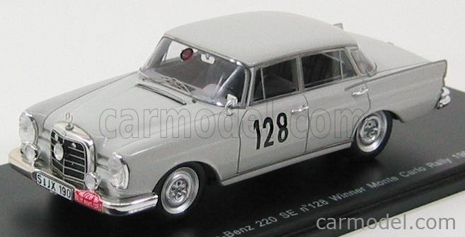 Spark、スパーク1/43　メルセデスベンツ220SEラリー SPARK-MODEL S1004 Scale 1/43 | MERCEDES BENZ 220SE N 128