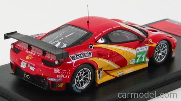 TSM11FJ022 FUJIMI Ferrari F458 Italia GT2 CORSE #71 24 Heures du Mans 2011 1/43