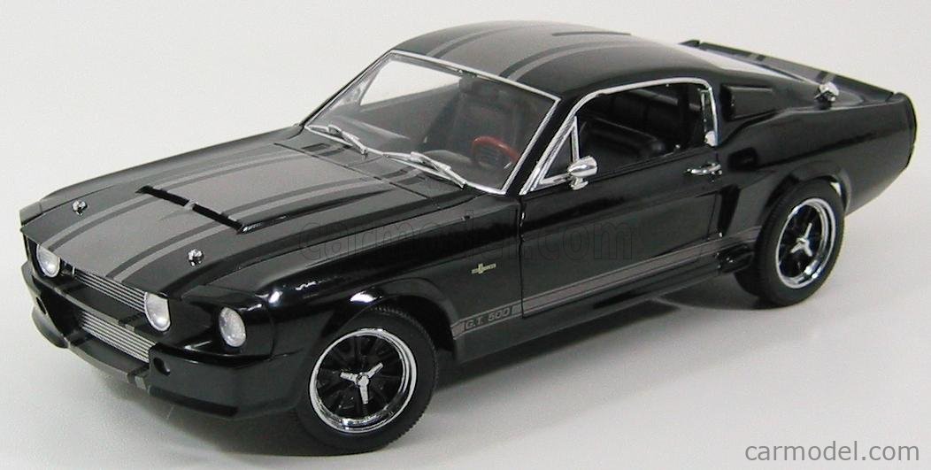 black 1967 shelby mustang gt500