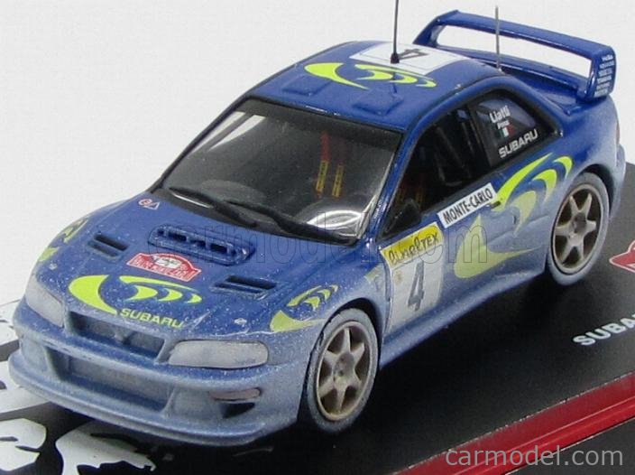 Miniature SUBARU IMPREZA 1997 – LIATTI Rallye Monte-Carlo, échelle 1/43, Neuve