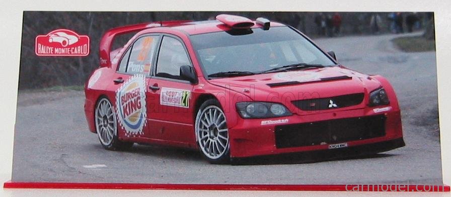 Mitsubishi Lancer WRC #27 – X.Pons Rallye Monte-Carlo 2007 – Modèle 1/43 Altaya Neuf