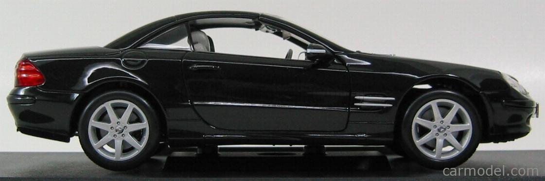 MAISTO 36624 Scale 1/18 | MERCEDES BENZ SL-CLASS (R230) 2003 BLACK MET