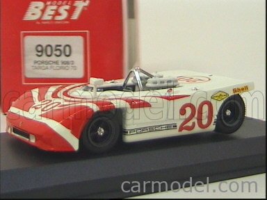 BEST-MODEL 9050 Scale 1/43 | PORSCHE 908/3 N 20 TARGA FLORIO 1970 ...