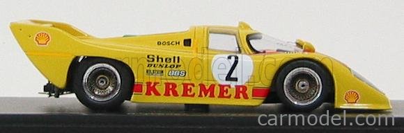 yttriferous 1/43 Spark Kremer ポルシェ 917 #2 B.ウォレク-H.ペスカローロ Brands Hatch 1981  | miniaturetoyshop.com