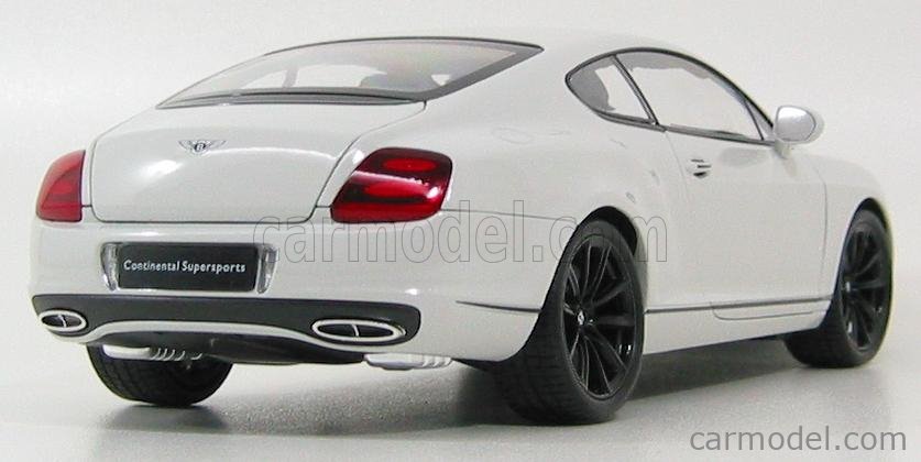 Miniature Bentley 1:18 Voiture Miniature Bentley Continental Supersports 2009 Welly 1:18 - Neuf - Gris Métallisé Mat Voiture Miniature Bentley Continental Welly