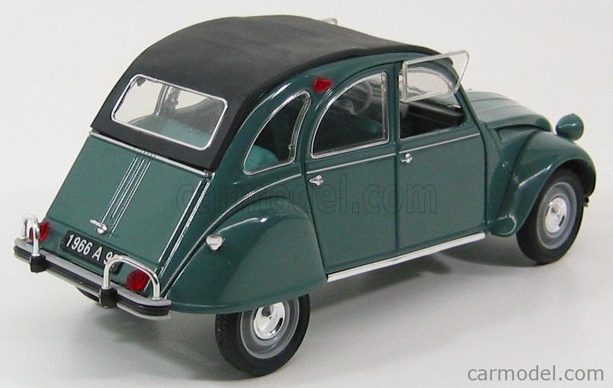 NOREV 180006-2CV Scale 1/18 | CITROEN 2CV AZAM 1965 GREEN GREY