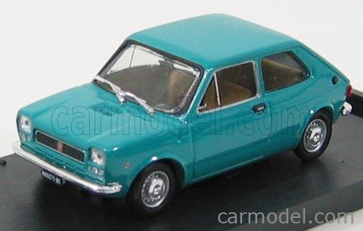 Modèle Réduit 1:43 Brumm Fiat 127 Série 1 1971 Rouge Intérieur Noir - Miniature Neuf