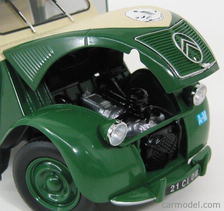 NOREV 181511 Scale 1/18 | CITROEN 2CV VAN FOURGONETTE MIKO 1952 GREEN BEIGE