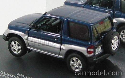 VITESSE VMC052 Scale 1/43 | MITSUBISHI PAJERO PININ 1999 BLUE MET SILVER