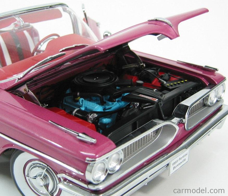 Miniature Pontiac Bonneville Convertible 1959 - Sunstar 5187 - Échelle 1/18 - Neuve