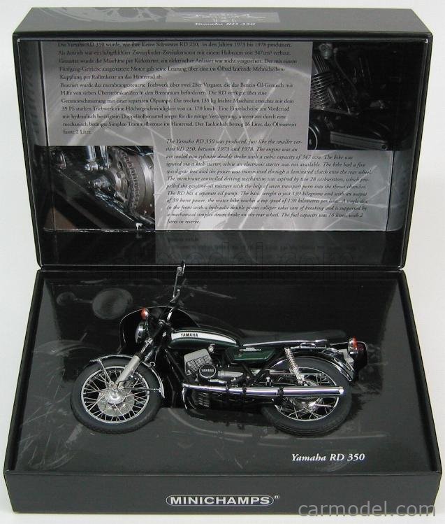 Yamaha rd 350 diecast on sale model