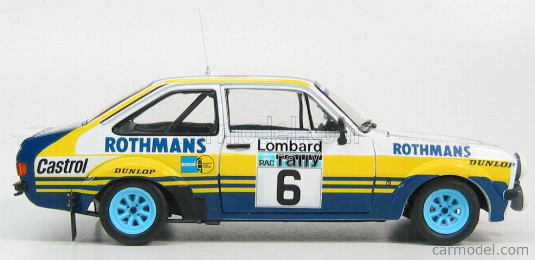 SUN-STAR 04453 Scale 1/18 | FORD ENGLAND ESCORT RS1800 ROTHMANS N 6 ...