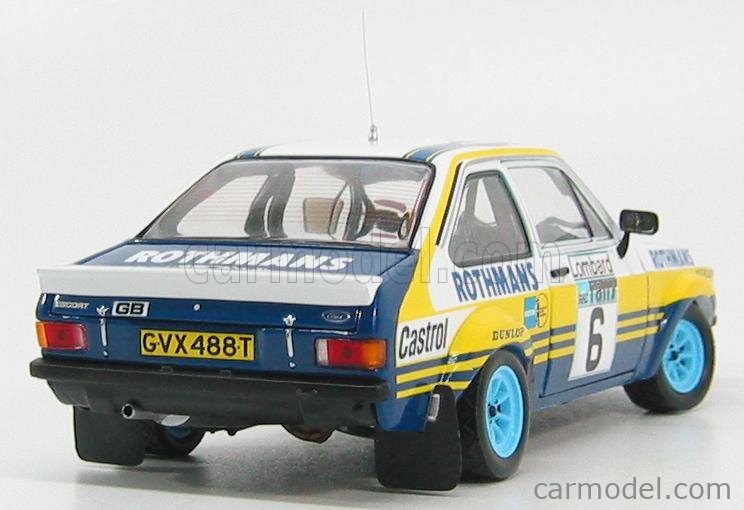 SUN-STAR 04453 Scale 1/18 | FORD ENGLAND ESCORT RS1800 ROTHMANS N 6 ...