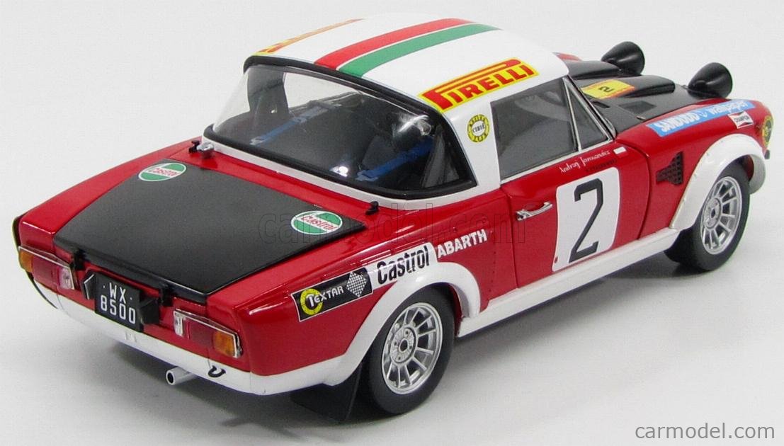 Sun Star 04950 Scale 118 Fiat 124 Abarth N 2 Winner Rally Warszawski 1975 Ajaroszewicz R 