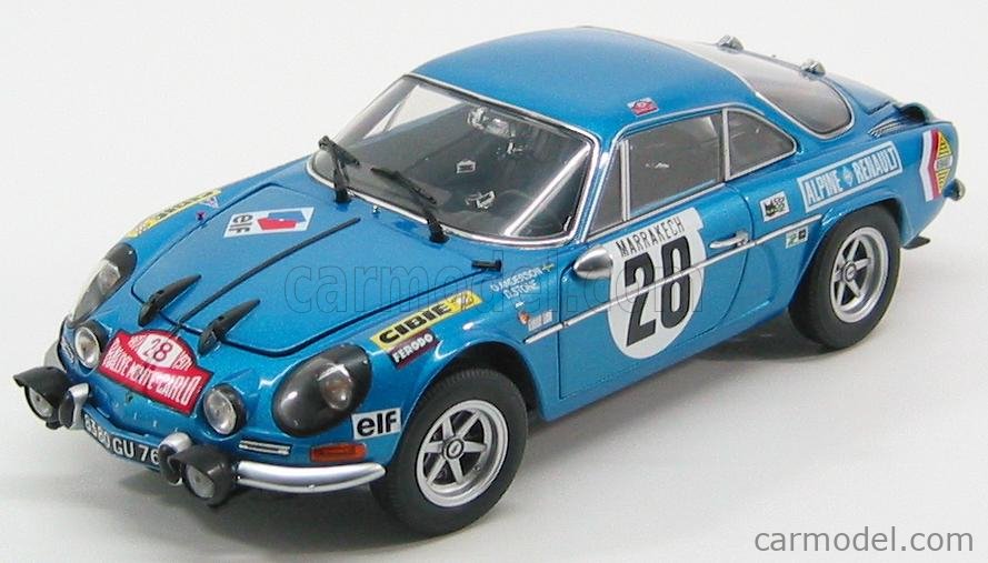 RENAULT - ALPINE A110 1600S N 28 WINNER RALLY MONTECARLO 1971 O.ANDERSON -  D.STONE