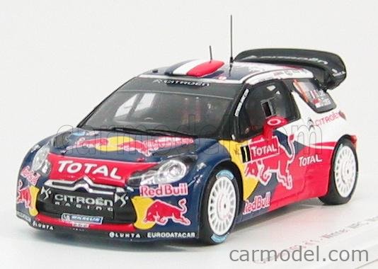 SPARK-MODEL S3326 Scale 1/43 | CITROEN DS3 WRC RED BULL N 1 WINNER ...