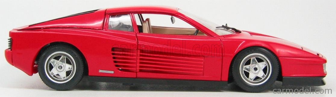 VOITURE COLLECTION BURAGO 1/18 Ferrari Testarossa 1984 neuve boite cod