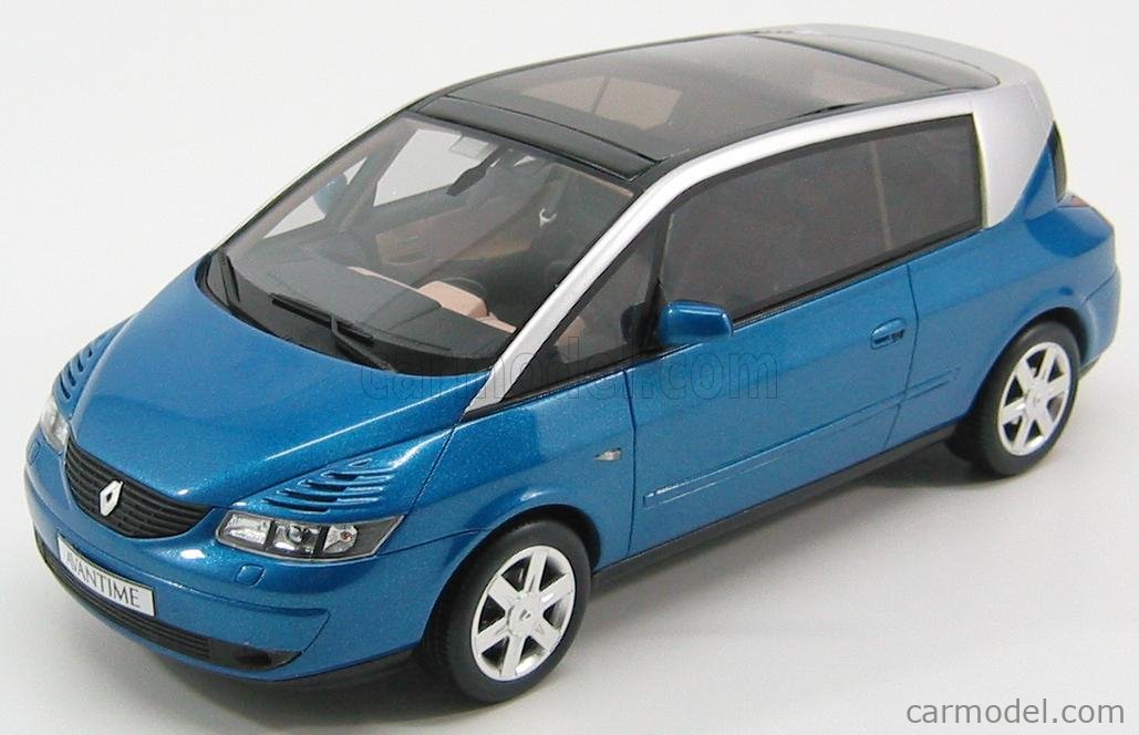 OTTO-MOBILE OT071 Scale 1/18 | RENAULT AVANTIME 2001 BLUE MET SILVER