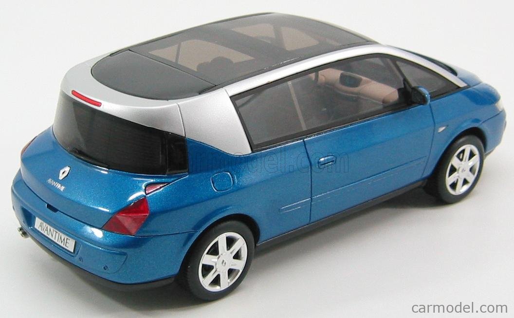 OTTO-MOBILE OT071 Scale 1/18 | RENAULT AVANTIME 2001 BLUE MET SILVER