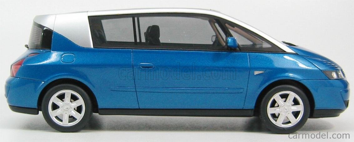 OTTO-MOBILE OT071 Scale 1/18 | RENAULT AVANTIME 2001 BLUE MET SILVER