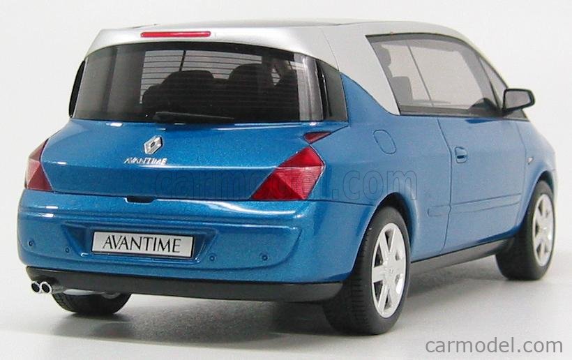 OTTO-MOBILE OT071 Scale 1/18 | RENAULT AVANTIME 2001 BLUE MET SILVER
