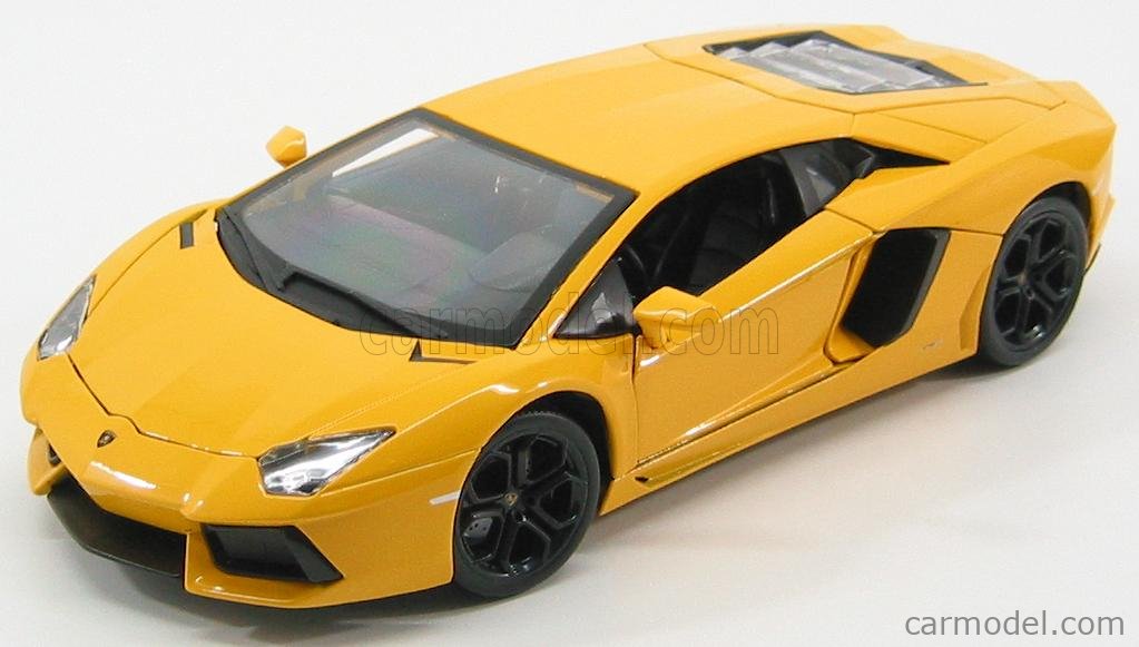 BURAGO BU11033Y Scale 1/18 | LAMBORGHINI AVENTADOR LP700-4 2011 GIALLO ...