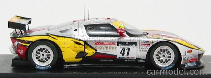 SPARK-MODEL S2574 Scale 1/43 | FORD USA GT TEAM MATECH RACING N 60 24h LE MANS 2010 R.GROSJEAN - T.MUTSCH - J.HIRSCHI BLUE MET WHITE