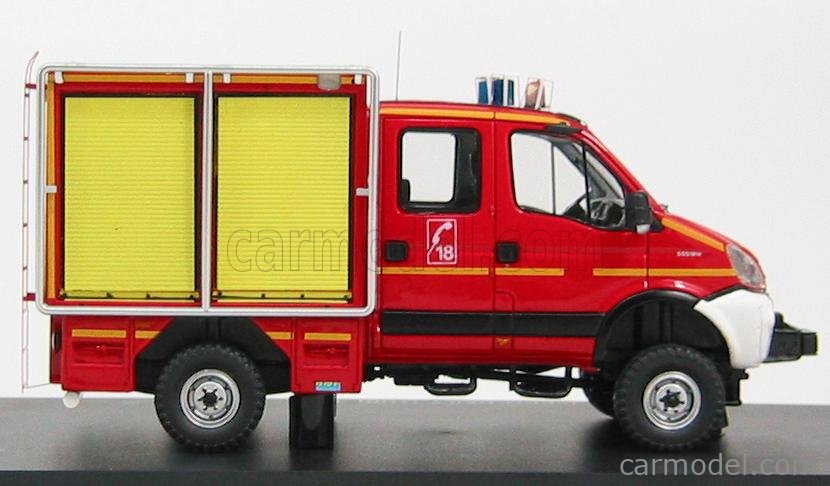 OLD CARS 1/43 FIAT IVECO DAILY MINIBUS POMPIERS V.V.F MILANO AVEC SA BOITE