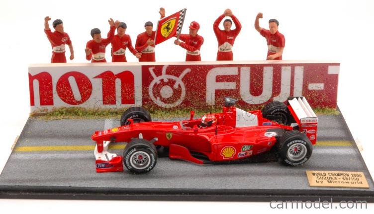 FERRARI - F1 F2000 N 3 WINNER GP SUZUKA M. SCHUMACHER 2000 WORLD CHAMPION