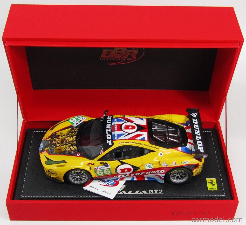 BBR-MODELS P1837 Scale 1/18 | FERRARI 458 ITALIA GT2 TEAM