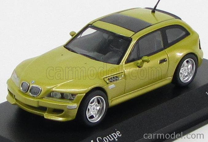 【希少】Minichamps  1 Series M Coupe 1/43 MINICHAMPS 400029060 Scale 1/43 | BMW Z-SERIES M COUPE 1999 YELLOW MET