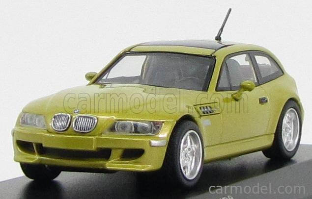 MINICHAMPS 400029060 Scale 1/43 | BMW Z-SERIES M COUPE 1999 YELLOW MET
