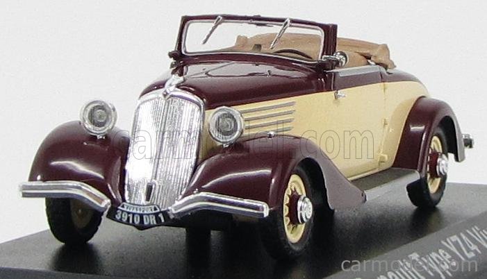 Miniature Norev 1/43 Renault Type YZ4 Vivasport 1935 - Marron - Occasion