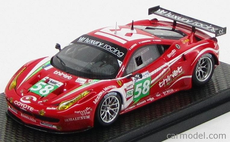 FERRARI - 458 ITALIA 8C GT2 LUXURY RACING N 58 24h LE MANS 2011 BELTOISE -  THIRIET - JAKUBOWSKI