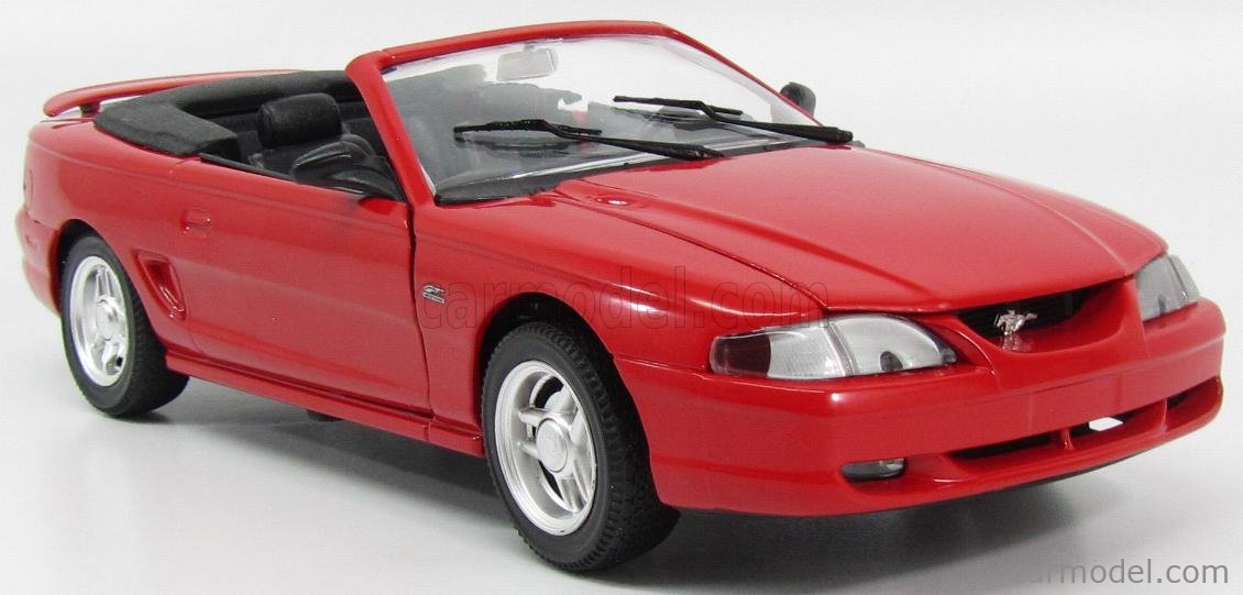 JOUEF EVOLUTION 3105 Scale 1/18 | FORD USA MUSTANG GT CONVERTIBLE 1994 RED